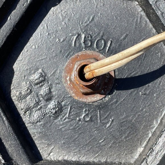 Antique Iznik Middle Eastern Pottery Glazed Faience Vase Cast Iron Loevsky Lamp - Picture 2 of 16